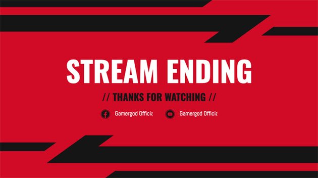 Ended Stream Border for Twitch with Dynamic Graphics
